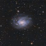 Galáxia espiral localizada na constelação Escultor (NGC 300) Galáxia espiral localizada na constelação Escultor (NGC 300)