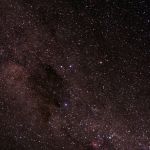 Nebulosa do Saco de Carvão na constelação do Cruzeiro do Sul