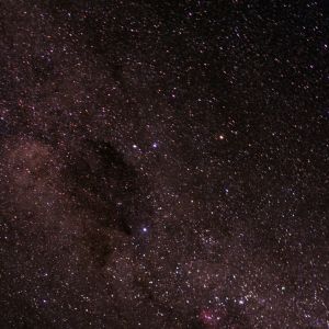 Nebulosa do Saco de Carvão na constelação do Cruzeiro do Sul